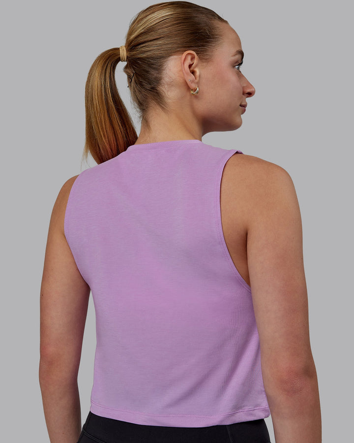 Vital Cropped Training Tank - Light Violet
