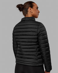 Woman wearing All Day Puffer Jacket - Black