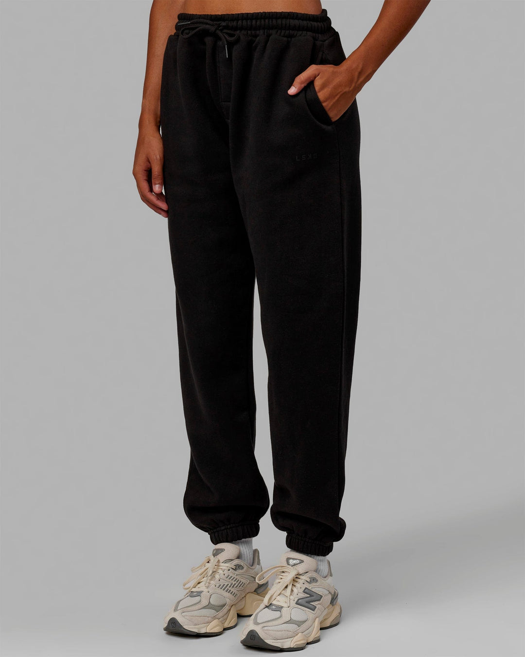 Woman wearing MVP Joggers - Black