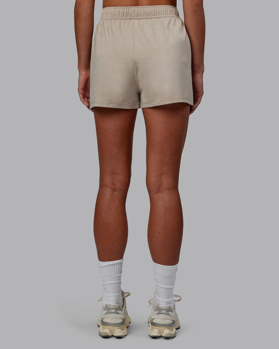 Women Wearing Restore CloudFLX Short - Oatmeal Marl