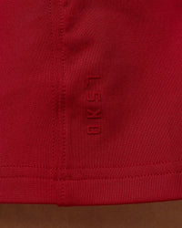 Woman wearing Restore CloudFLX Shorts - Cherry Red