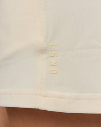 Woman wearing Restore CloudFLX Shorts - Ivory