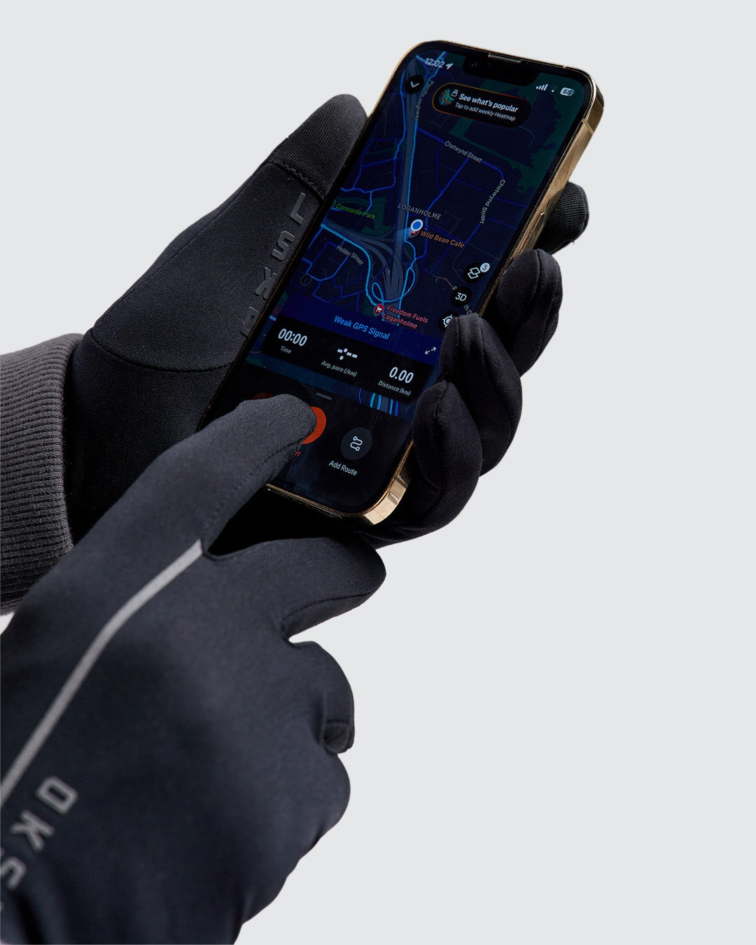 Pace Running Gloves - Black