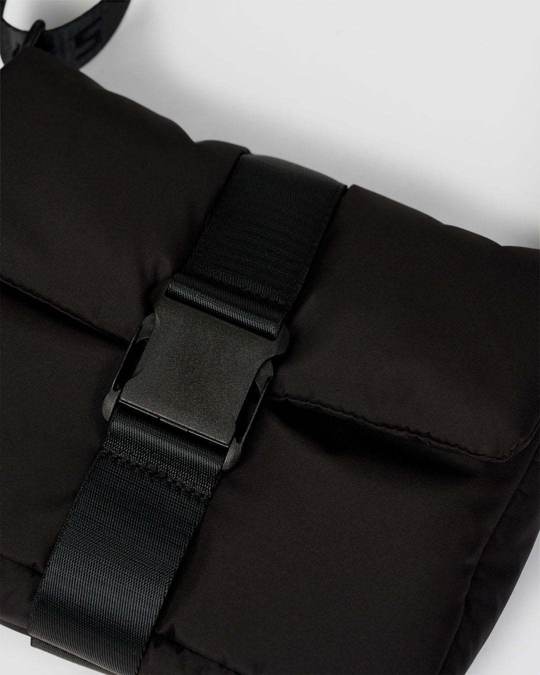 Puffer Crossbody Bag - Black