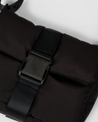 Puffer Crossbody Bag - Black