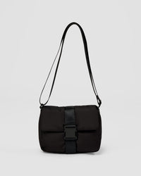 Puffer Crossbody Bag - Black