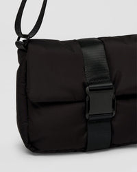 Puffer Crossbody Bag - Black