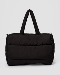 Puffer Duffle Bag - Black
