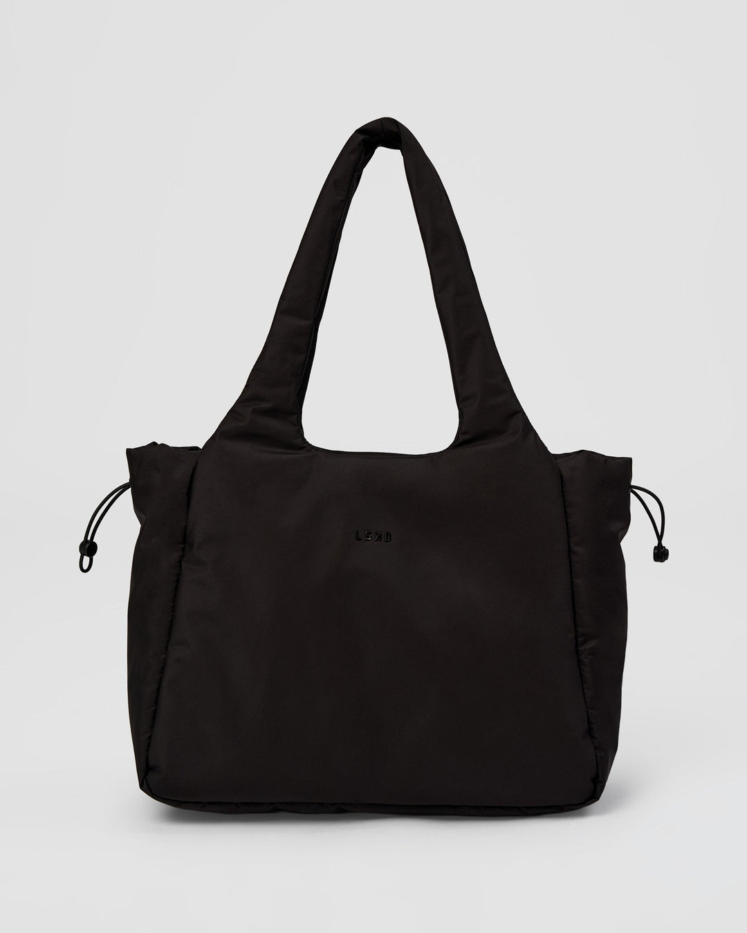Puffer Tote Bag - Black