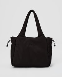 Puffer Tote Bag - Black