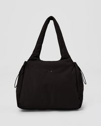 Puffer Tote Bag - Black