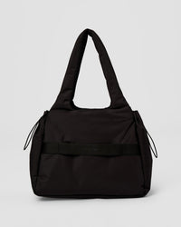 Puffer Tote Bag - Black
