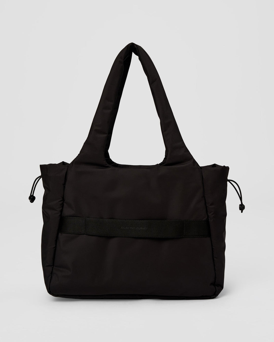 Puffer Tote Bag - Black