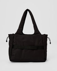 Puffer Tote Bag - Black