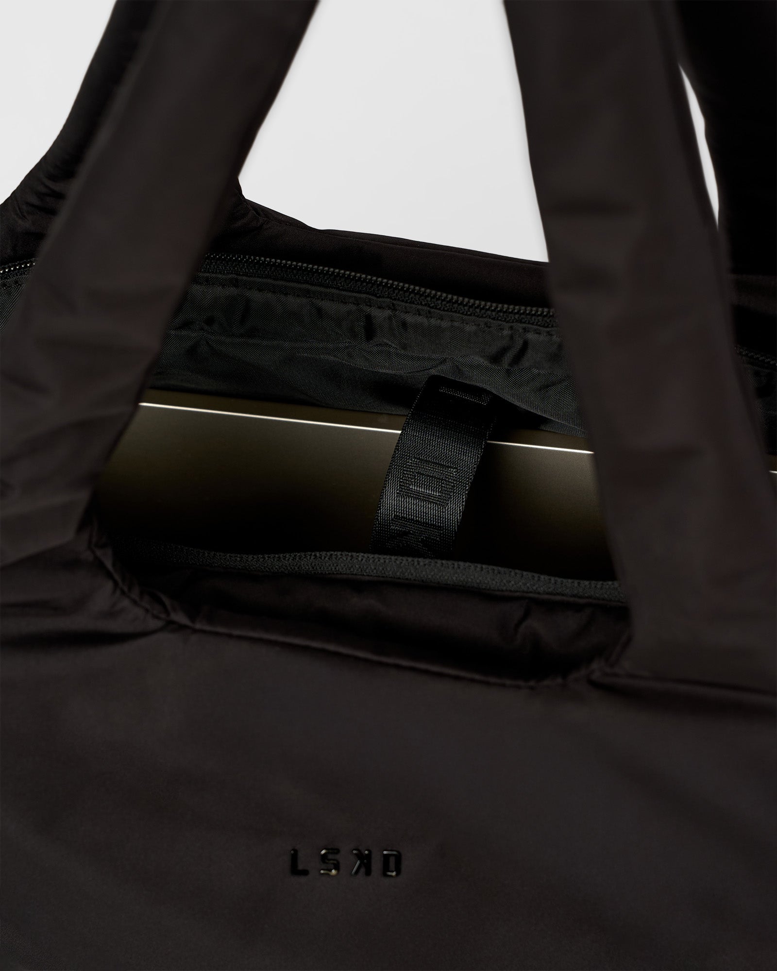 Puffer Tote Bag - Black