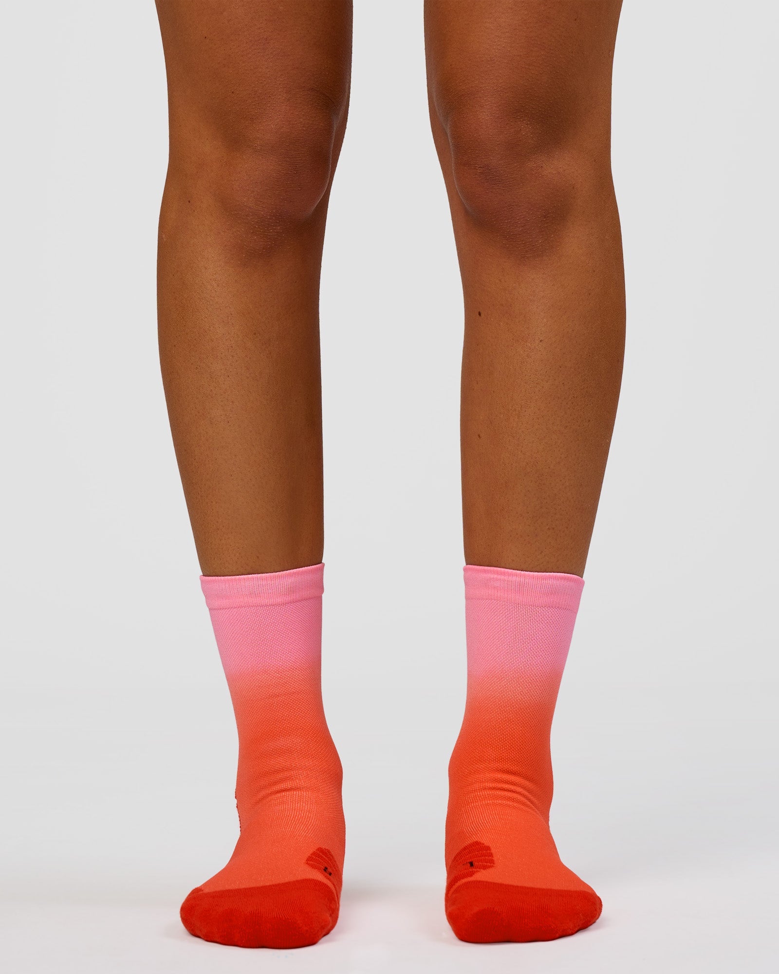 Run Performance Quarter Socks - Pink Ombre