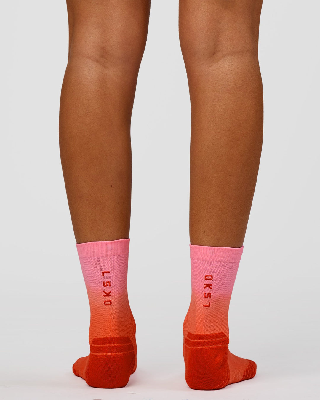 Run Performance Quarter Socks - Pink Ombre