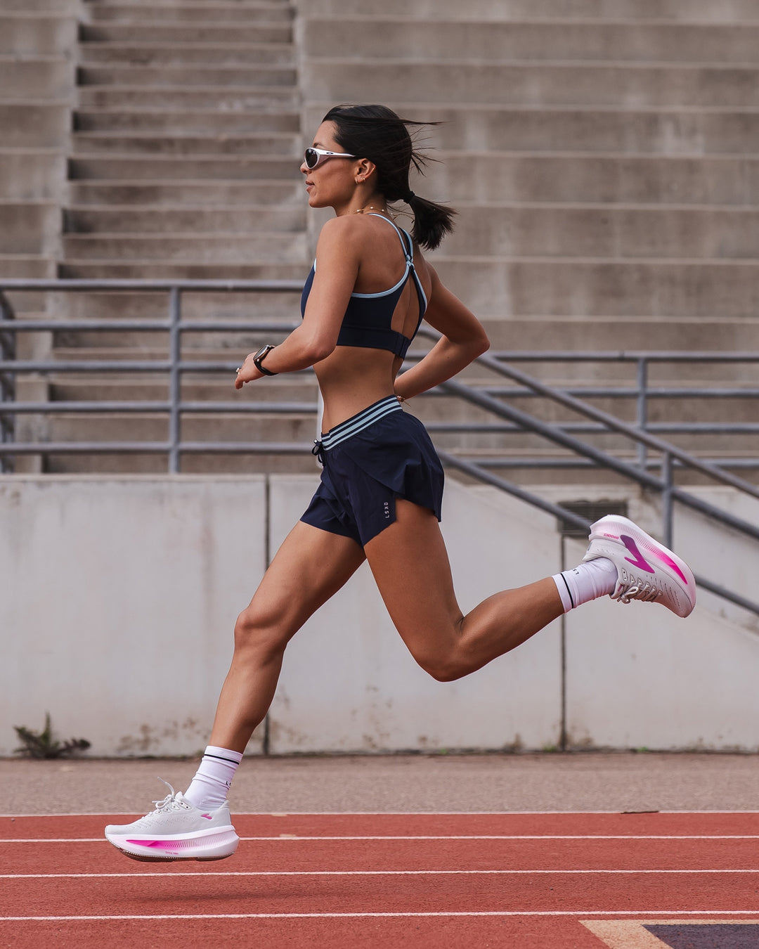 Accelerate 3" Mid-Rise Running Short - Future Navy-Baltic Sea