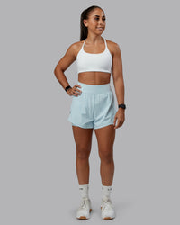 Woman wearing Challenger 3" Lined Performance Short in Skyride | Size:S | Model:Tylah