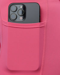 Woman wearing Challenger 3" Lined Performance Shorts in Pink Lemonade | Size:S