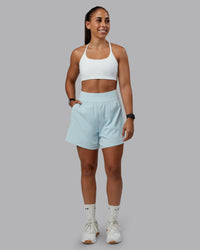 Woman wearing Challenger 5" Lined Performance Short in Skyride | Size:S | Model:Tylah