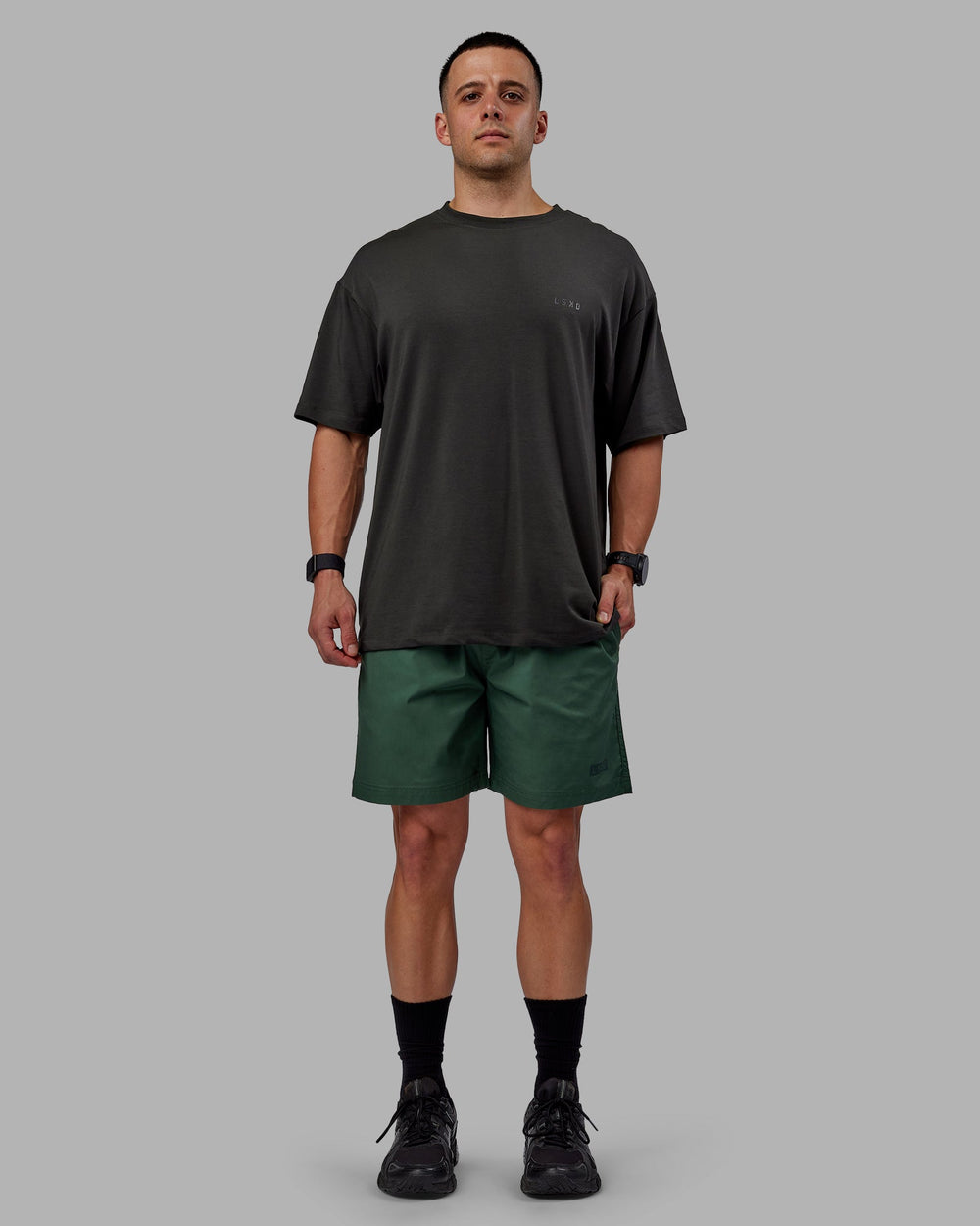 Man wearing Daily Shorts - Cilantro