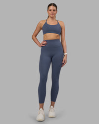 Woman wearing Elixir Ultra High-Rise 7/8 Legging - Night Shadow | Model:Phoebe | Size:S