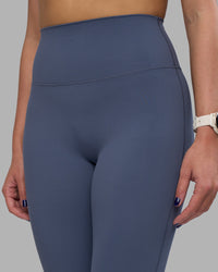 Woman wearing Elixir Ultra High-Rise Full Length Legging - Night Shadow | Model:Phoebe | Size:S