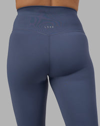 Woman wearing Elixir Ultra High-Rise Full Length Legging - Night Shadow | Model:Phoebe | Size:S