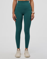 Woman wearing Elixir Ultra High-Rise Full Length Legging Pockets - Transformative Teal | Model:Myrte | Size:S