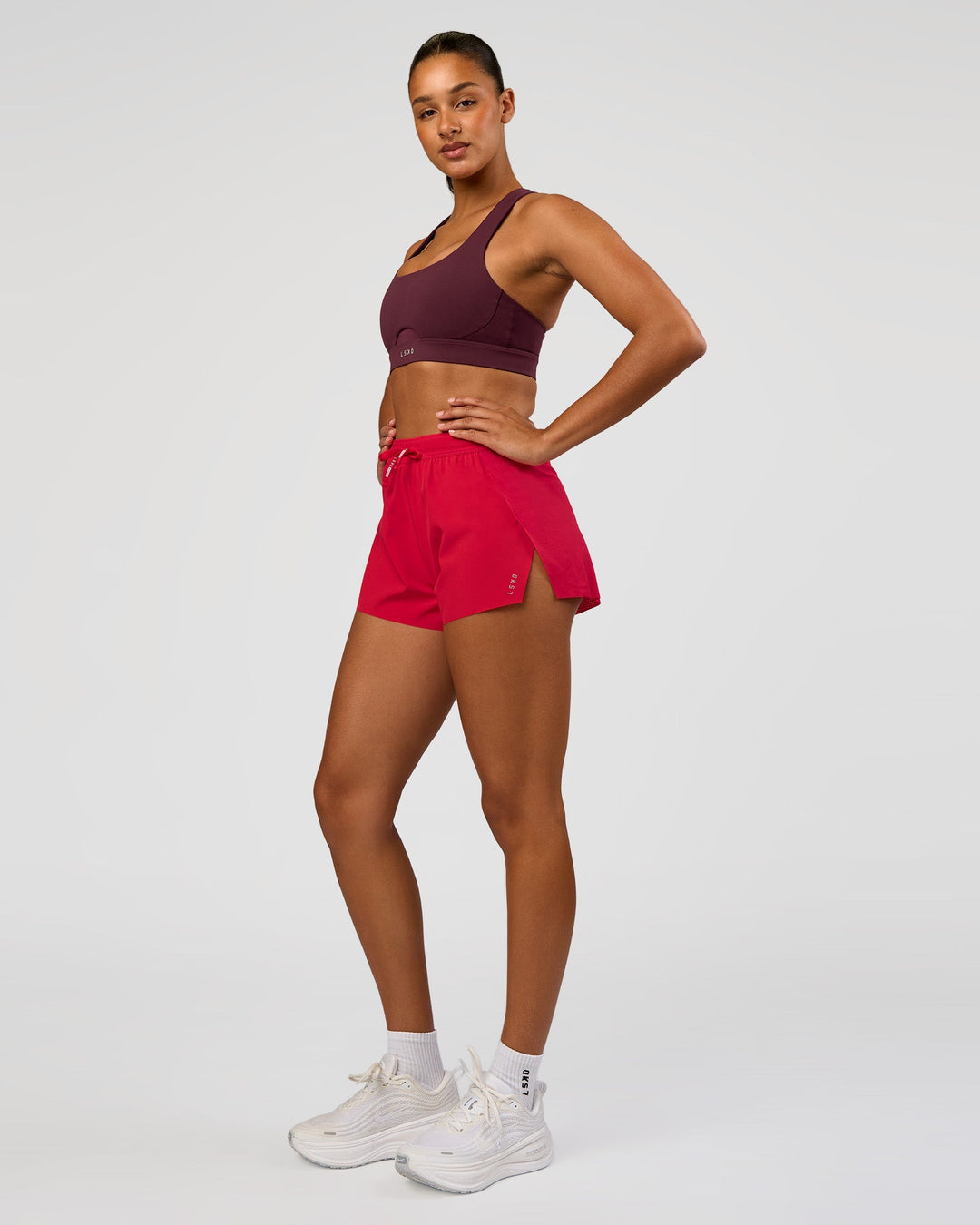 Fast-Track Sports Bra - Cherry Lacquer - view 7