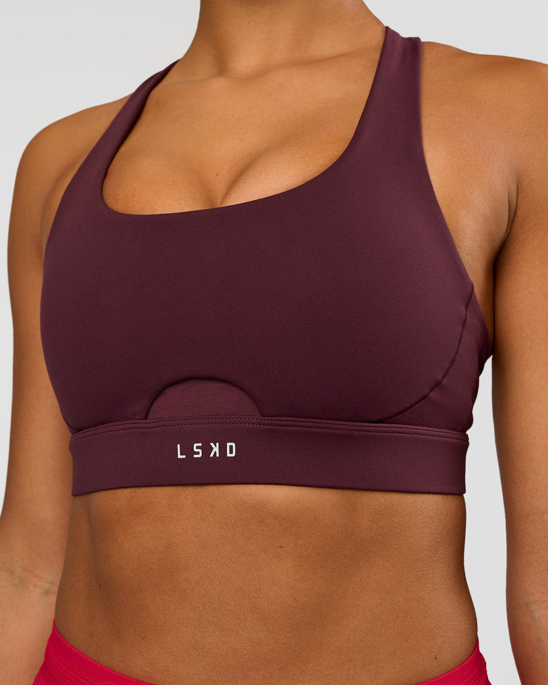 Fast-Track Sports Bra - Cherry Lacquer - view 9