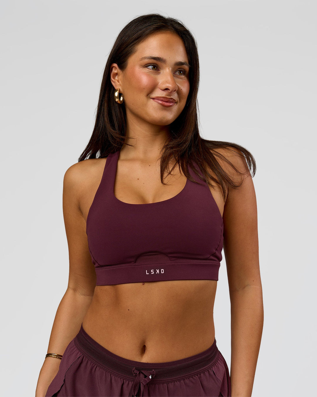 Fast-Track Sports Bra - Cherry Lacquer - view 6
