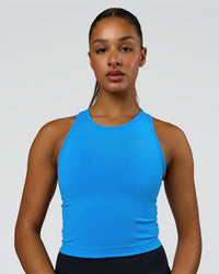 Woman wearing Flow Performance Tank 2.0 - Palace Blue | Model:Rosie | Size:S | Thumbnail Index: 0