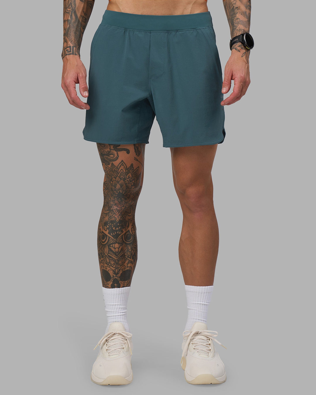 Man wearing Lift 6&quot; Short - Abyssal | Model:Tommy | Size:S