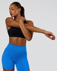 Model wearing Limitless Sports Bra - Black | Model:Rosie | Size:S