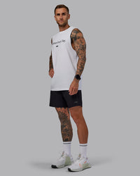Man wearing Rep 5" Lined Performance Shorts in Black | Size:S | Thumbnail Index: 4
