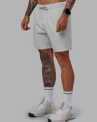Man wearing Rep 7'' Performance Short in Digital Mist | Size:S
