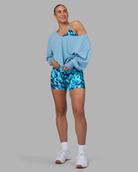 Woman wearing Show It Off Sweater - Glacier Lake | Model:Sophie | Size:S