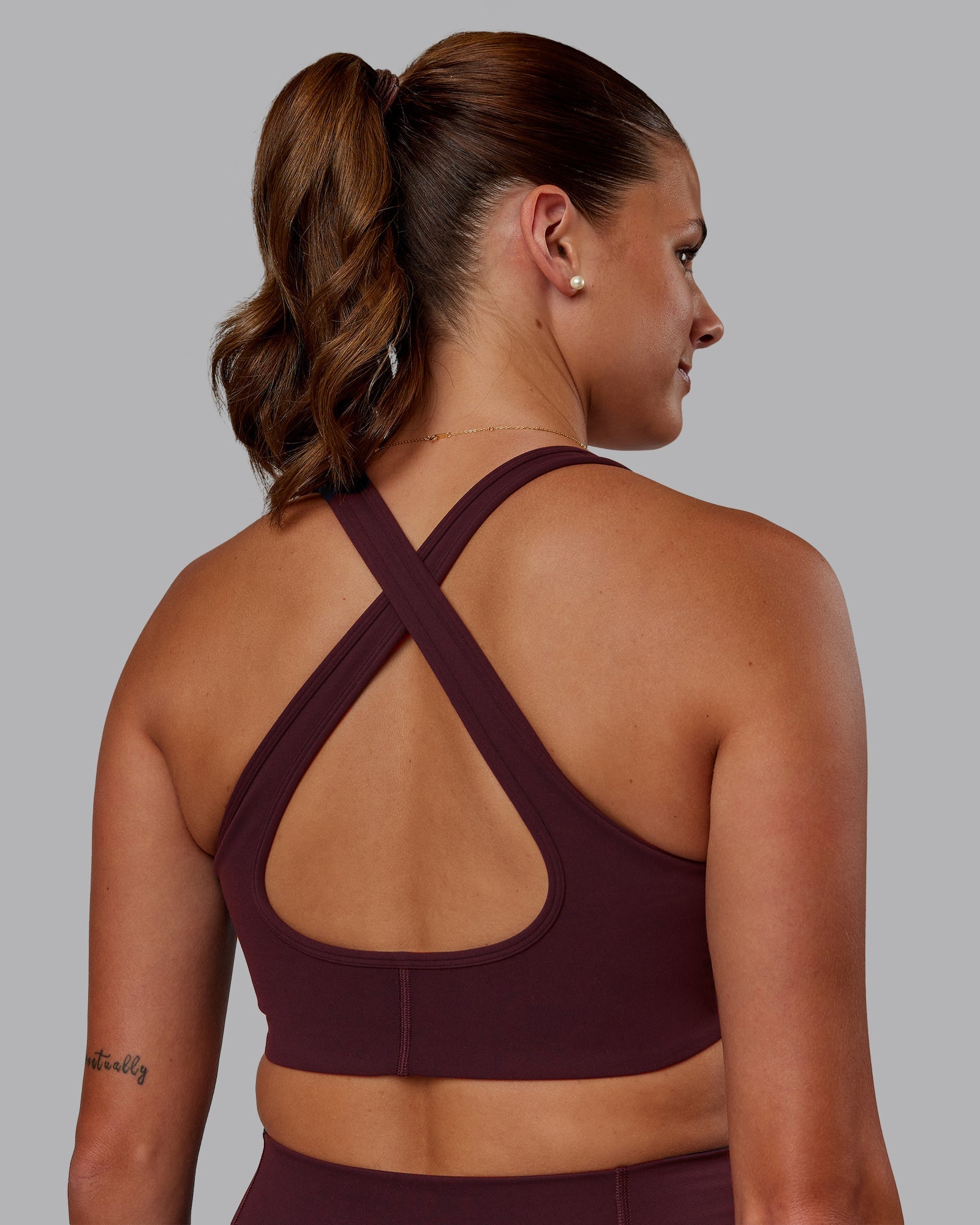 Stamina Sports Bra - Cherry Lacquer