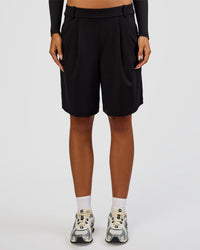 Woman wearing StretchShift Wide Leg Short - Black | Model:Ruby | Size:S | Thumbnail Index: 3