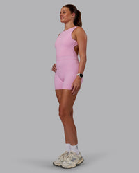 Woman wearing Untamed Bodysuit - Pink Frosting | Model:Phoebe | Size:S