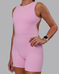 Woman wearing Untamed Bodysuit - Pink Frosting | Model:Phoebe | Size:S