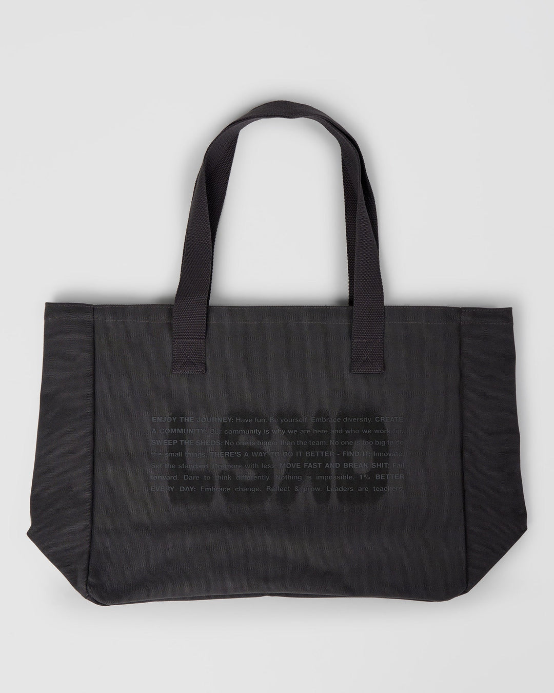 Shifted Canvas Tote - Dark Storm