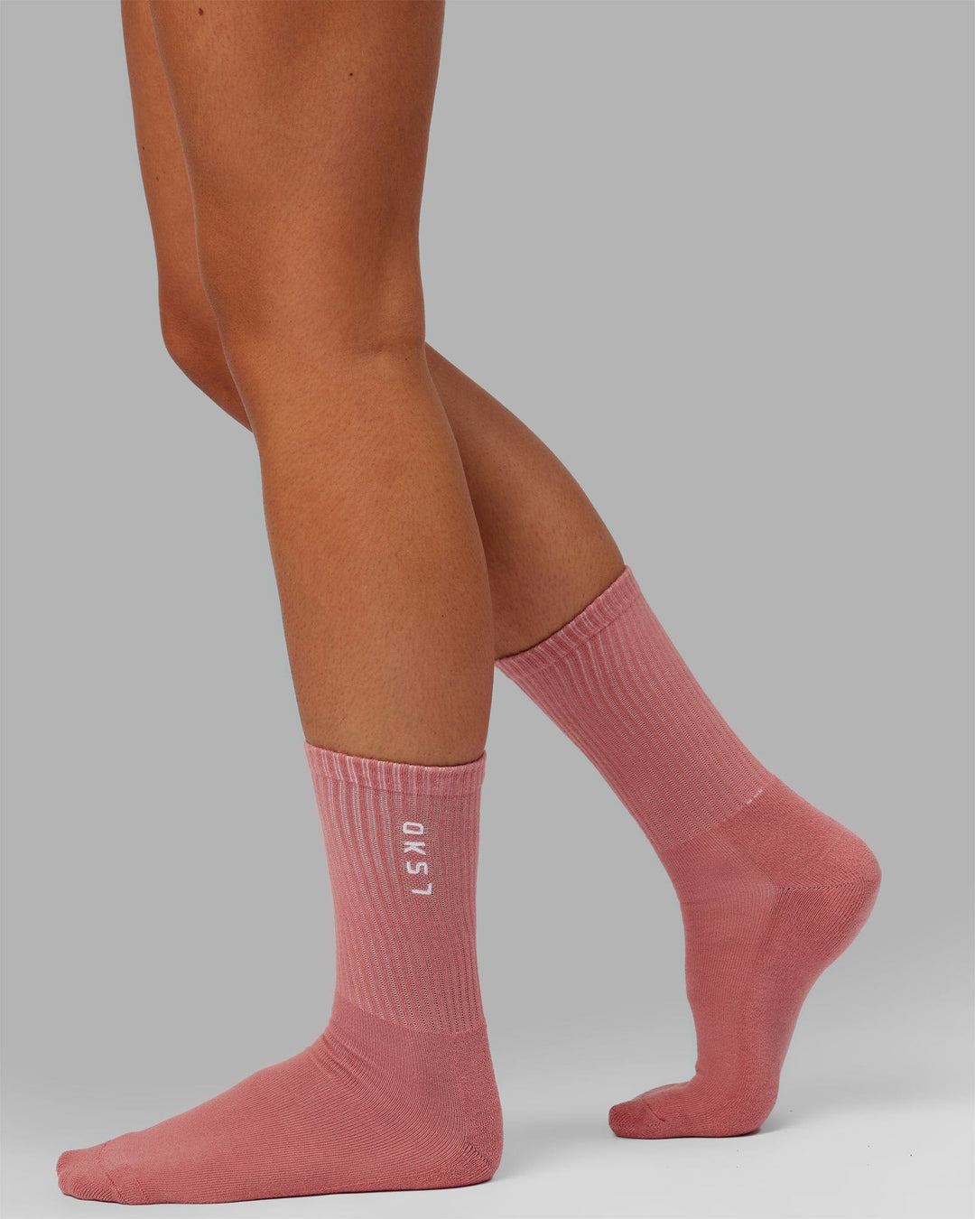 3 Pack Signal Crew Sock - Old Rose-Dry Rose-Off White