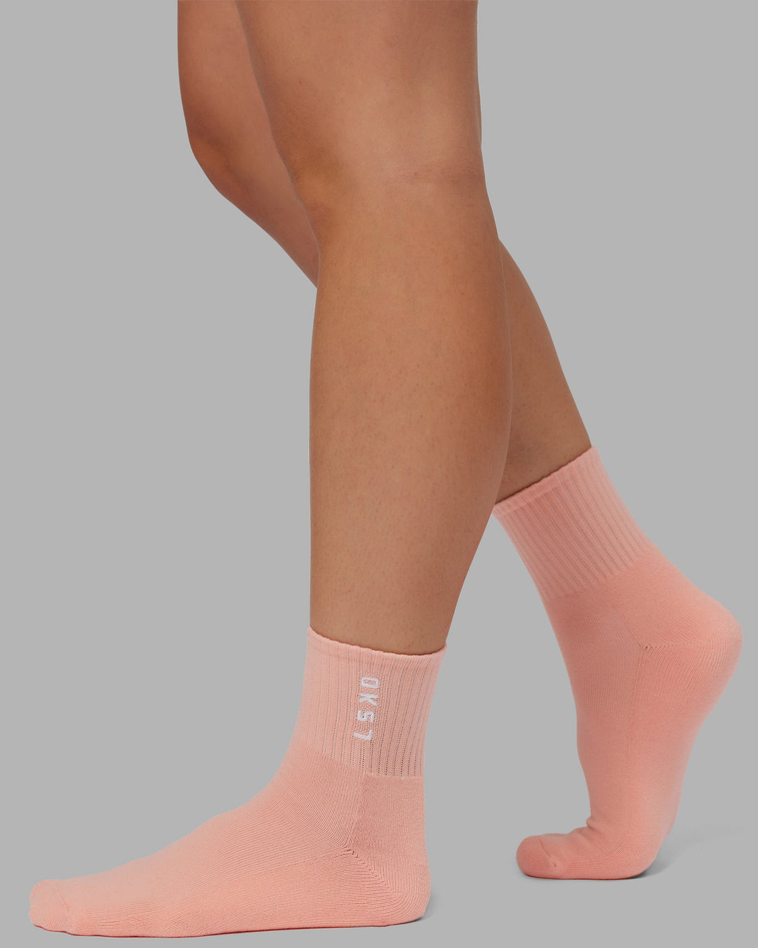 Signal 3 Pack Quarter Socks - Bubblegum-White-Murex Shell