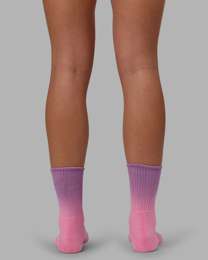 Signal 3 Pack Quarter Socks - Bubblegum-Pale Lilac/Off Wht-Peach Fuzz/Ice Blue-Regatta
