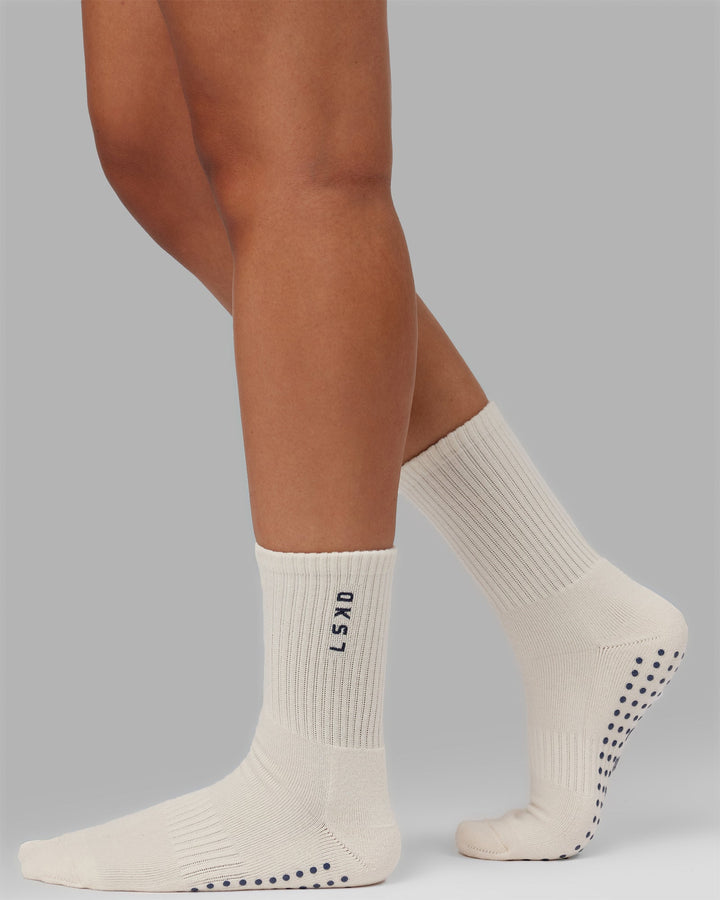 Signal Pilates Socks - Off White-Future Dusk
