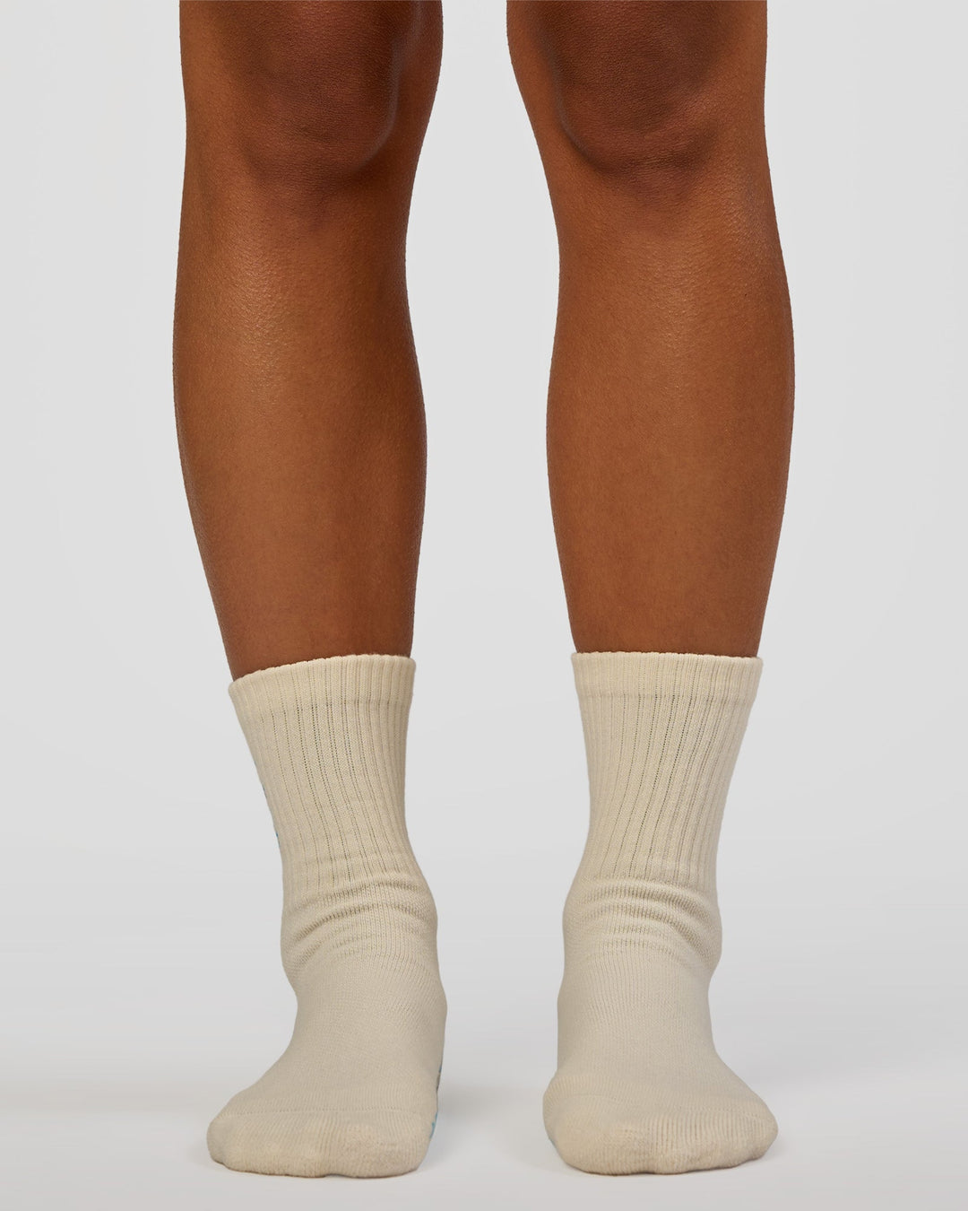 Signal Pilates Crew Grip Socks 2.0 - Off White-Baltic Sea