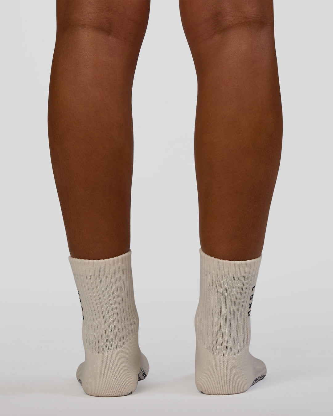 Signal Pilates Crew Grip Socks 2.0 - Off White-Future Navy - view 5